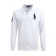 Large size long-sleeved polo shirt