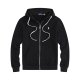 Long-sleeved hooded sweatshirt