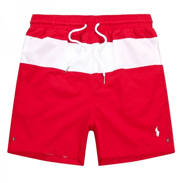 Striped pony sports shorts with drawstring waistband