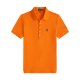 Women's short-sleeved polo shirt with horse logo