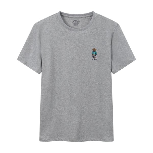 Bear Crew-Neck Short-Sleeved Shirt - All Fits