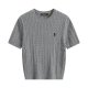 Short-sleeved round-neck horse-patterned knitted sweater