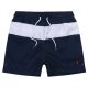 Striped pony sports shorts with drawstring waistband