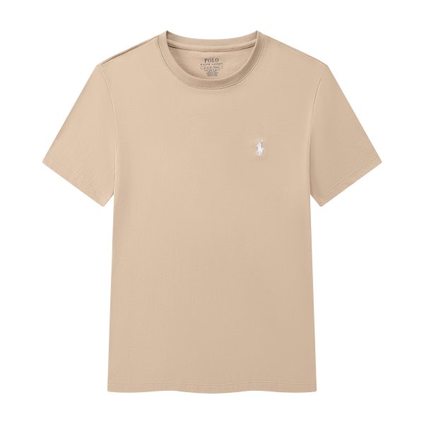 Crew Neck T-Shirt Coastal Beige