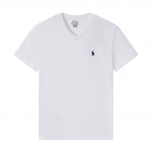 V-neck small horse logo T-shirt - All Fits