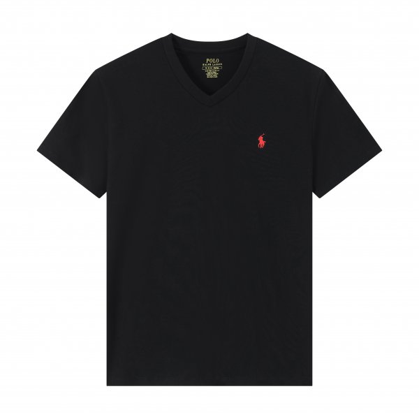 V-neck small horse logo T-shirt - All Fits