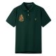 Crown Pony Logo Short-Sleeved Polo Shirt