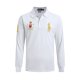 Crown Large Horse Logo Long-Sleeved Polo Shirt