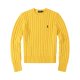 Long-sleeved round-neck horse-patterned knitted sweater