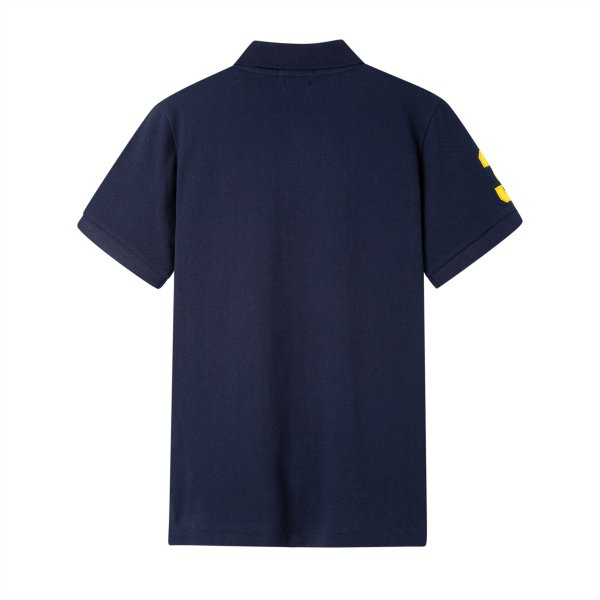 Large size short-sleeved polo shirt