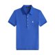Women's short-sleeved polo shirt with horse logo