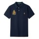 Crown Pony Logo Short-Sleeved Polo Shirt