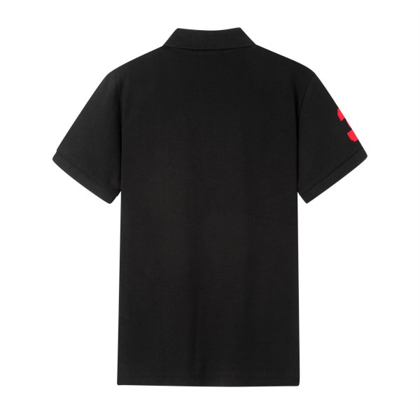 Large size short-sleeved polo shirt