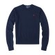 Long-sleeved round-neck horse-themed hoodie