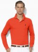 Mesh Long-Sleeve Polo Shirt – All Fits