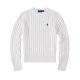 Long-sleeved round-neck horse-patterned knitted sweater