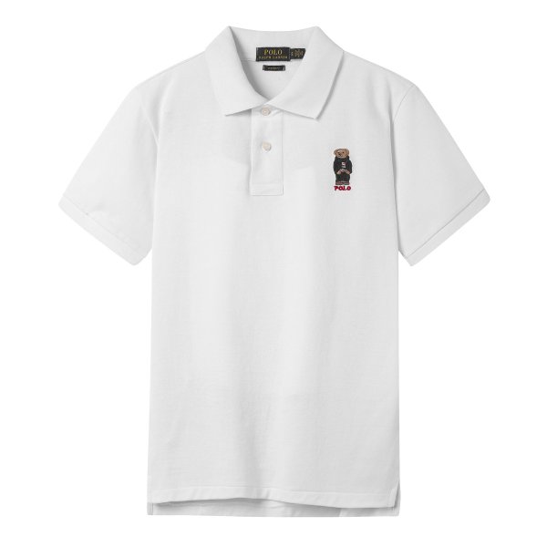 Classic Fit Polo Bear Mesh Polo Shirt