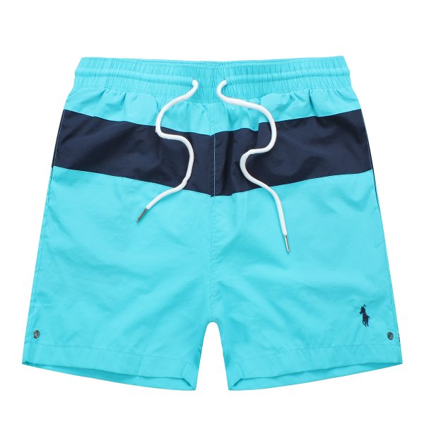 Striped pony sports shorts with drawstring waistband