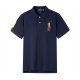 Large size short-sleeved polo shirt