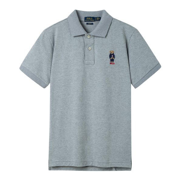 Classic Fit Polo Bear Mesh Polo Shirt