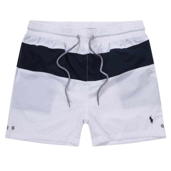 Striped pony sports shorts with drawstring waistband