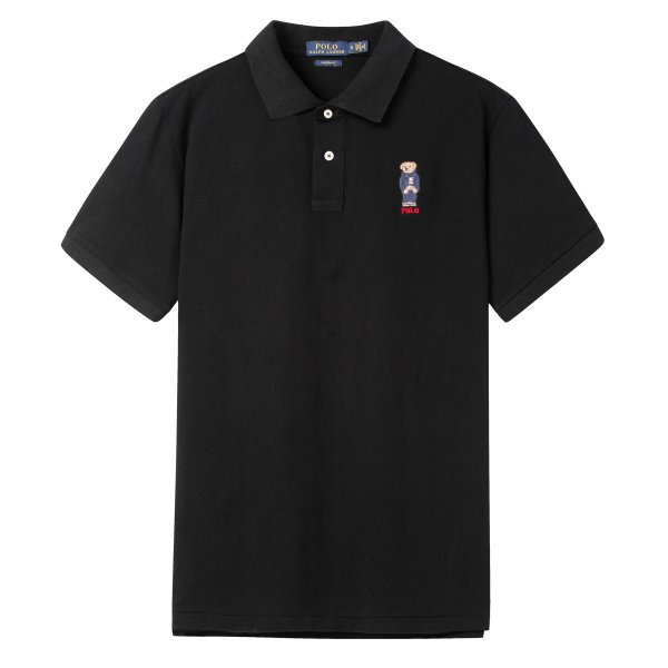 Classic Fit Polo Bear Mesh Polo Shirt