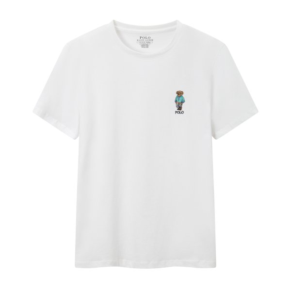 Bear Crew-Neck Short-Sleeved Shirt - All Fits