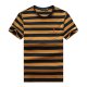 Round-neck striped horse T-shirt