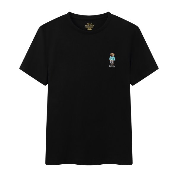 Bear Crew-Neck Short-Sleeved Shirt - All Fits
