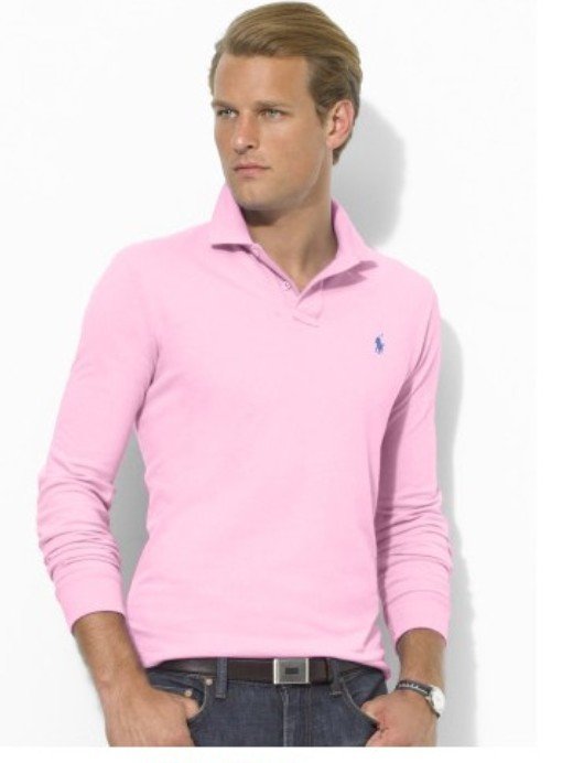 Mesh Long-Sleeve Polo Shirt – All Fits