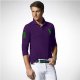 Large size long-sleeved polo shirt