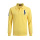 Large size long-sleeved polo shirt