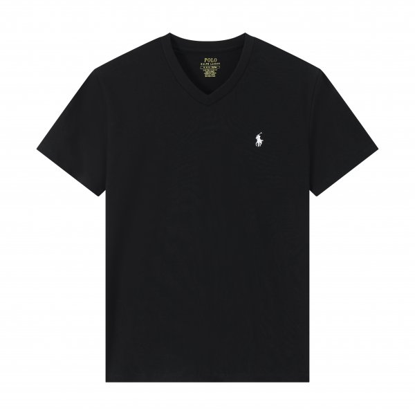 V-neck small horse logo T-shirt - All Fits